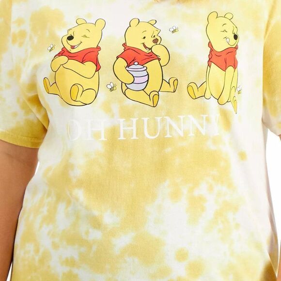 Love Tribe Plus Trendy Tie-Dyed Cotton Graphic Print T-Shirt - Picture 4 of 4